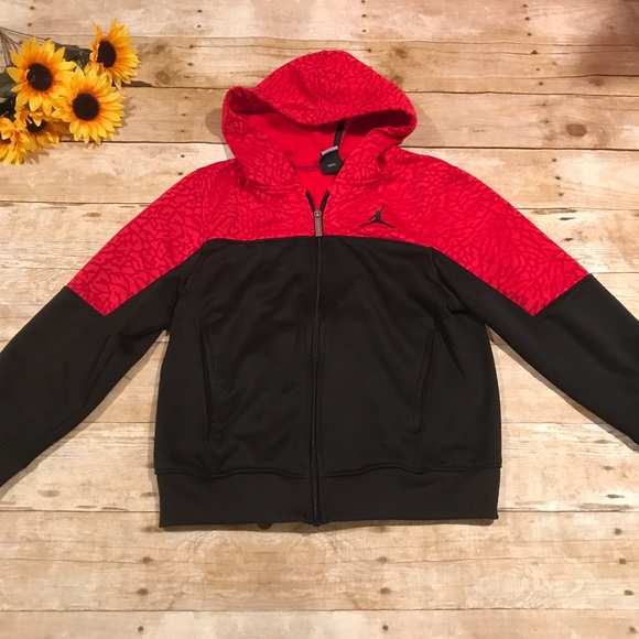 red black jordan jacket